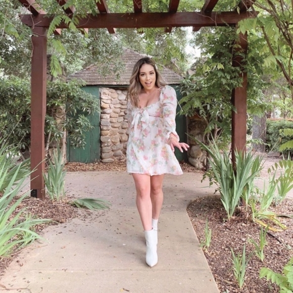 For love and lemons sequin floral mini dress - Picture 7 of 7